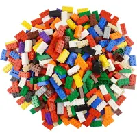 LEGO 2x4 Steine Bausteine Gemischt Bunt - 3001 NEU! Menge 50x
