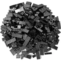 LEGO Steine Hochsteine Schwarz NEU! Menge 100x – Jede Mischung individuell zusammengestellt
