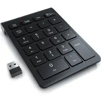 Aplic Bluetooth Numpad - Wireless Ziffernblock mit Multifunktionstasten – Keypad Aluminium - 35 Tasten – Bluetooth 3.0 – Kabellos
