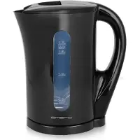 Emerio Wasserkocher 1,7 L – Überhitzungsschutz – Automatische Abschaltung – Wasserstandsanzeige – 2200 W – WK-123483 – Schwarz