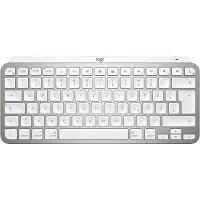 Logitech Master MX Keys Mini for Mac, Mini, Kabellos, Bluetooth, AZERTY, LED, Grau