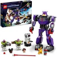 LEGO 76831 Disney and Pixar’s Lightyear Duell mit Zurg Weltraum-Spielzeug zum Bauen ab 7 Jahre, mit Mech-Action-Figur und Buzz-Minifigur