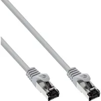 InLine Patchkabel, S/FTP (PiMf), Cat.8.1, 2000MHz, halogenfrei, grau, 10m, 10 m, Cat8.1, S/FTP (S-STP), RJ-45, RJ-45, Grau