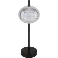Globo Lighting Tischleuchte Metall schwarz matt, LED