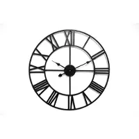 Technoline Quarzwanduhr Metall WT 1615 schwarz