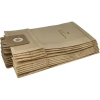 VHBW 10x Staubbeutel kompatibel mit Nilfisk GDP 2000 Staubsauger - 45,3cm x 22,7cm braun