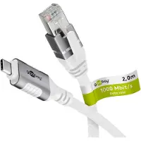 Goobay Ethernet-Kabel USB-C 3.1 auf RJ45, 2 m