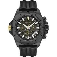 Police Herrenuhr Quarzuhr schwarz onesize Herren 46 PEWGF0054501, PEWGF0054502, PEWGF0054503