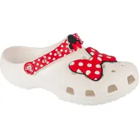 Crocs Classic Disney Minnie Mouse Clog 208711-119, Badelatschen, für Mädchen, Weiß, Größe: 29/30