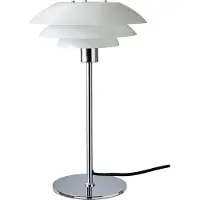 Dyberg Larsen DL31 Opal Tischleuchte - , DL31, Weiß, für Wohnzimmer, Glas, Skandinavisch