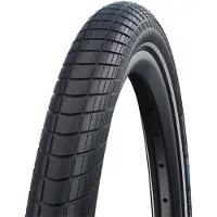 Schwalbe Big Apple-Reifen 24x2,00 (50-507) HS430 Performance RaceGuard – Draht schwarz mit Reflektoren 11100302