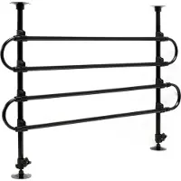 Wiltec Hundegitter fürs Auto Modell A, 60-117cm hoch, 82-140cm breit, Stufenlos verstellbar, Trenngitter universell einsetzbar für Kofferraum