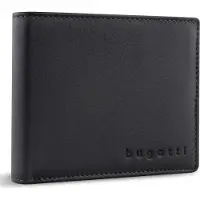 Bugatti Leder Geldbörse Lima RFID Wallet With Flap Darkbrown dunkelbraun