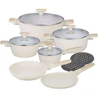 Klausberg KB-7833 12-teiliges Marmor-Kochgeschirr-Set