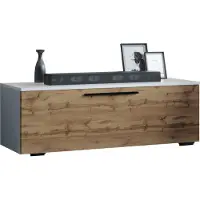 VCM TV Möbel | Lowboard | Fernsehschrank mit breiter Klapptür | Maße H. 39 x B. 115 x T. 40 cm | Fernseh Möbel – Arila M
