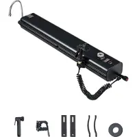 Vevor Dachgepäckträger-Wassertank Wasserspeicher für Fahrzeuge 17 L mit 2 Spritzschutzplatten und T-Schlitz, Aluminiumtank mit hoher Druckanschluss