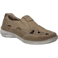 Josef seibel Herren Slipper durchbrochen sandfarben, extra weit 40
