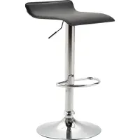 CLP Barhocker Dyn V2 Kunstleder höhenverstellbar und drehbar weiß Gestell Farbe chrom