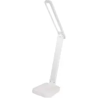 Emos LED Akku-Tischlampe AMY 6W, 200lm, 800mAh Li-Ion Akku, 35h Leuchtdauer, Handyständer, dimmbar, einstellbare Lichtfarbe, 1,2m USB-Kabel, Z7631