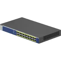 Netgear GS524PP, Unmanaged, Gigabit Ethernet (10/100/1000), Power over Ethernet (PoE), Rack-Einbau
