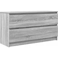 vidaXL TV-Schrank Grau Sonoma 100x35x54 cm Holzwerkstoff