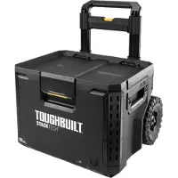 Toughbuilt StackTech TB-B1-B-70R Werkzeugkiste mit Rollen IP65 111 x 56 x 50 cm