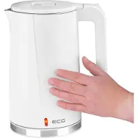 Ecg RK 1702 Safe to Touch White | Wasserkocher | 1,7 L | Cool Touch |