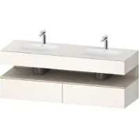 Duravit Einbauwaschtisch-Möbel-Set Qatego 160x55x60cm, Kon-WTU, B, T m/we matt