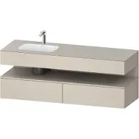 Duravit Einbauwaschtisch-Möbel-Set Qatego 160x50x60cm, Kon-WTU, B, B l, T m/ta m