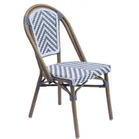 Oviala Gartenstuhl aus Aluminium und Polyrattan - Auteuil