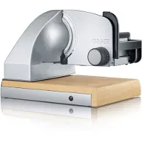 Graef SKS 850, Elektro, 2 cm, Edelstahl, Holz, Buche, Edelstahl, 17 cm, weich