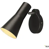 SLV 148540 PHELIA Wandleuchte schwarz GU10 mit Schalter