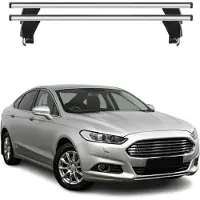 Menabo Dachträger Grundtäger für Ford Mondeo Limo 2014-2022 50kg Alu Silber 2x