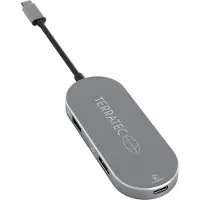 Terratec Connect c5, USB 3.2 Gen 1 (3.1 Gen 1) Type-C, Silber, HDMI, USB 3.2 Gen 1 (3.1 Gen 1) Type-A, Aluminium, China, USB