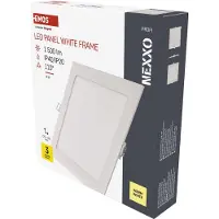 Emos LED Panel 18 W, quadratische 1500 lm Einbauleuchte, Deckenleuchte in Weiß, extra flach, warmweiß 3000 K, inkl. LED-Treiber, ZD2144