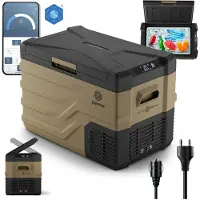 Noname Quest 40 Kompressor Kühlbox 35L Sand Storm Autokühlschrank Elektrische Gefrierbox LKW Auto Camping Kühlschrank App Outdoor -20°C outdoor