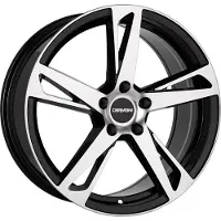 CARMANI Felge 16 Anton 7.5 Zollx17 Zoll ET37 5x120 black polish CA167517K537BP kompatibel mit BMW 1er Reihe 2er Reihe 3er Reihe 4er Reihe 5er Reihe X3 X4 Z3