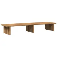 vidaXL Monitorständer Artisan-Eiche 100x27x15 cm Holzwerkstoff