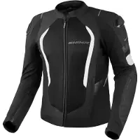 SHIMA Mesh Pro 2.0 Schwarz Weiß Motorrad Textiljacke Größe M