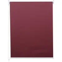Mendler Rollo MCW-D52, Fensterrollo Seitenzugrollo Jalousie, Sonnenschutz Verdunkelung blickdicht 70x230cm bordeaux