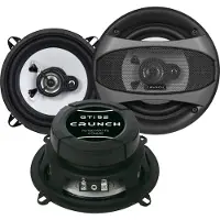 Crunch GTI52, 2-Wege, 150 W, 75 W, 4 Ohm, Polypropylen, 53 mm