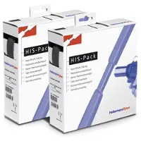 Hellermanntyton Spender-Box HIS-1 Ø vor/nach Schrumpfung: 12.7 mm/6.4 mm Schrumpfrate 2:1 5 m Schwarz (300-31270)