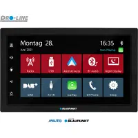 Blaupunkt Mannheim 600 DAB, 2-DIN Car-Multimedia, 7 Zoll Touchscreen, CarPlay, Android Auto, DAB+, Bluetooth, Freisprecheinrichtung
