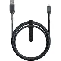Nomad Rugged USB A zu Lightning Kabel iPhone Ladekabel 1,5m schwarz