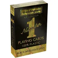 Winning Moves Waddingtons No.1 - Black and Gold Spielkarten