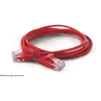 Wantec 7280, 25 m, Cat6a, U/UTP (UTP), RJ-45, RJ-45, Rot