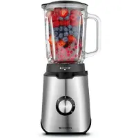 Ginza.se Mixer 1,5 l 600 W Glaskrug BL310 Edelstahl