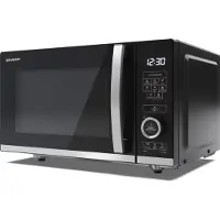 Sharp QS204AEB Mikrowelle, 800W, 10 Leistungsstufen, schwarz