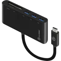 Alogic UC3ACR, USB Typ-C, USB 3.2 Gen 1 (3.1 Gen 1), Schwarz, 5 Gbit/s