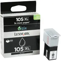 Lexmark 105XL, Schwarz, Tinte auf Pigmentbasis, 1 Stück(e)